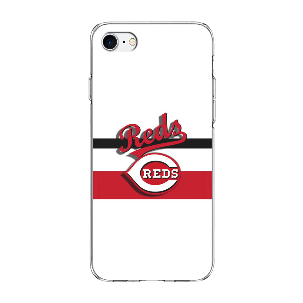 Baseball Cincinnati Reds MLB 001 iPhone 8 Case-Phone Case-Clear Soft Case-Altracase