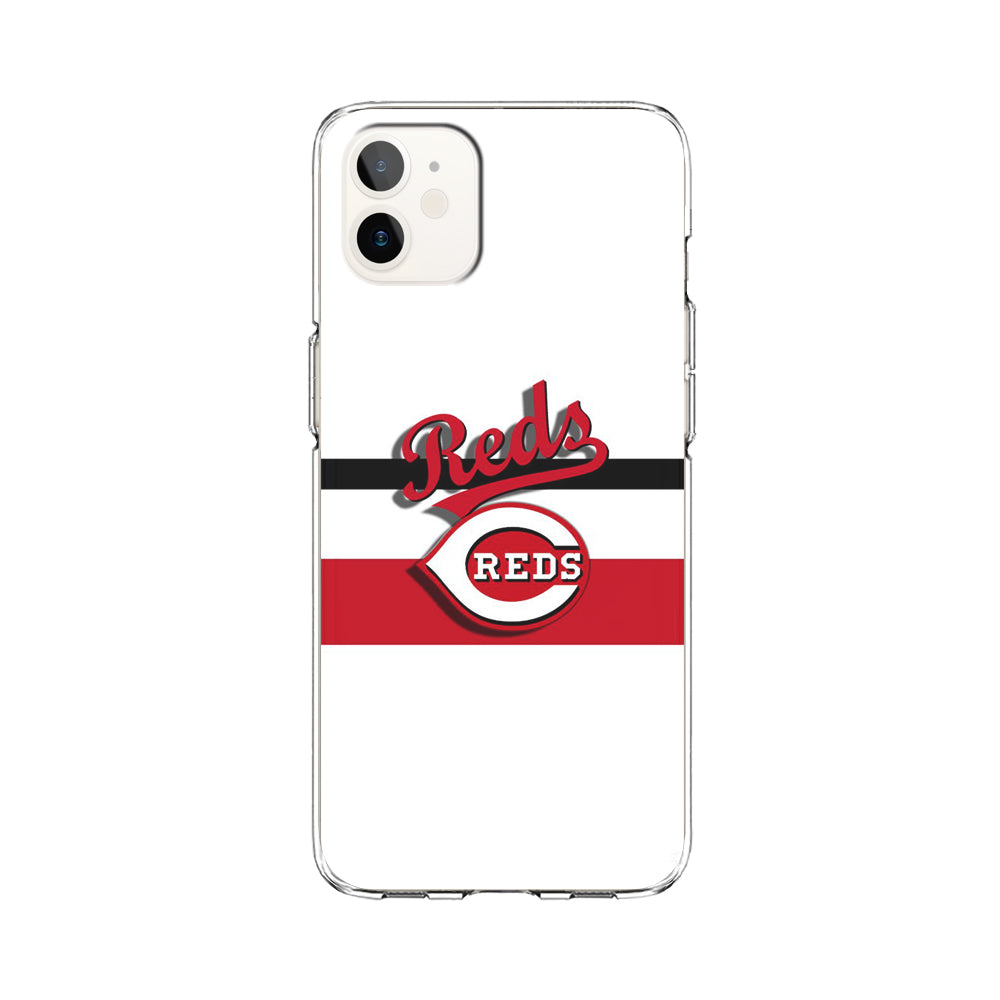 Baseball Cincinnati Reds MLB 001 iPhone 11 Case-Phone Case-Clear Soft Case-Altracase