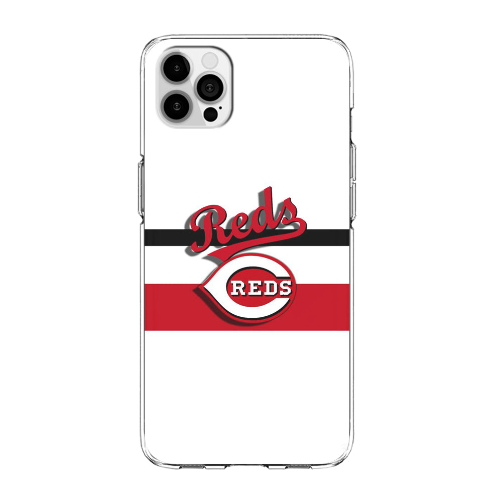 Baseball Cincinnati Reds MLB 001 iPhone 15 Pro Case-Phone Case-Clear Soft Case-Altracase