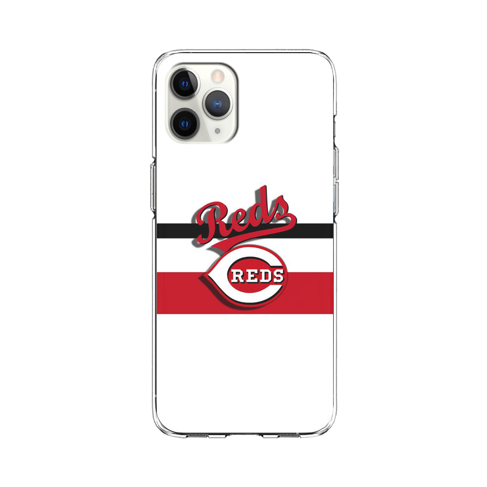 Baseball Cincinnati Reds MLB 001 iPhone 11 Pro Case-Phone Case-Clear Soft Case-Altracase