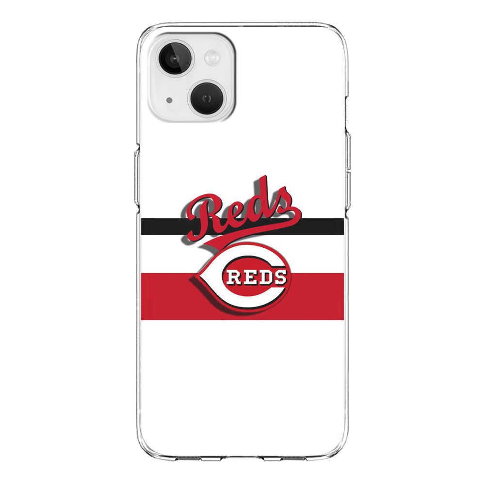 Baseball Cincinnati Reds MLB 001 iPhone 15 Case-Phone Case-Clear Soft Case-Altracase