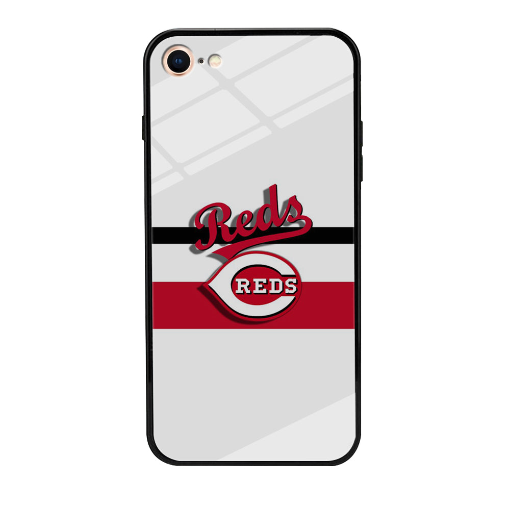 Baseball Cincinnati Reds MLB 001 iPhone 7 Case-Phone Case-Tempered Glass Case-Altracase