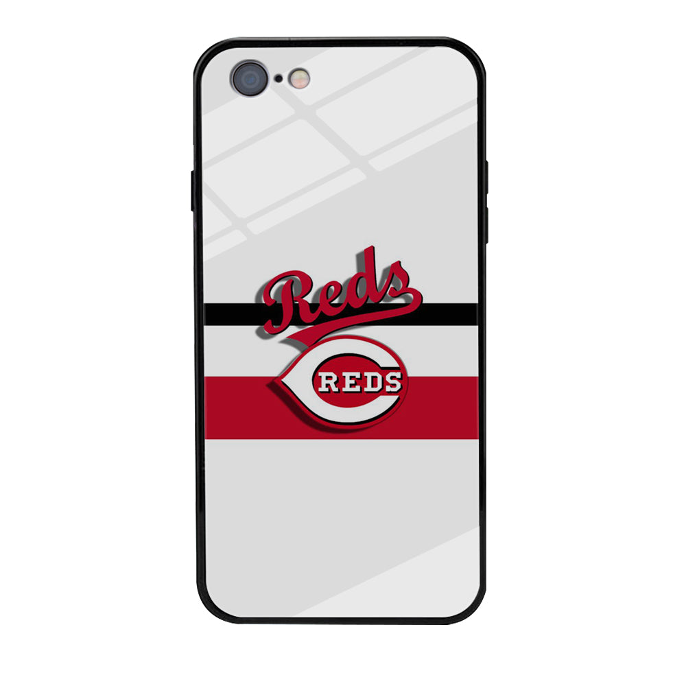 Baseball Cincinnati Reds MLB 001 iPhone 6 Plus | 6s Plus Case-Phone Case-Tempered Glass Case-Altracase