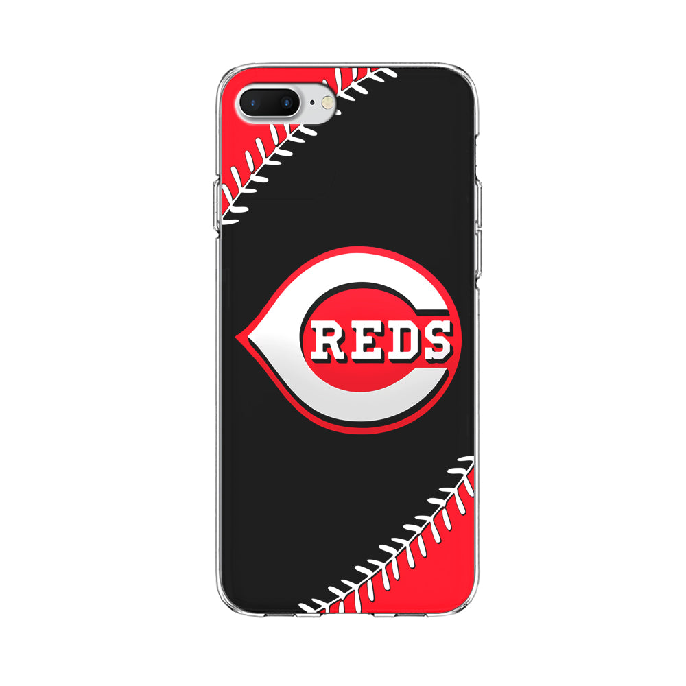 Baseball Cincinnati Reds MLB 002 iPhone 7 Plus Case-Phone Case-Clear Soft Case-Altracase