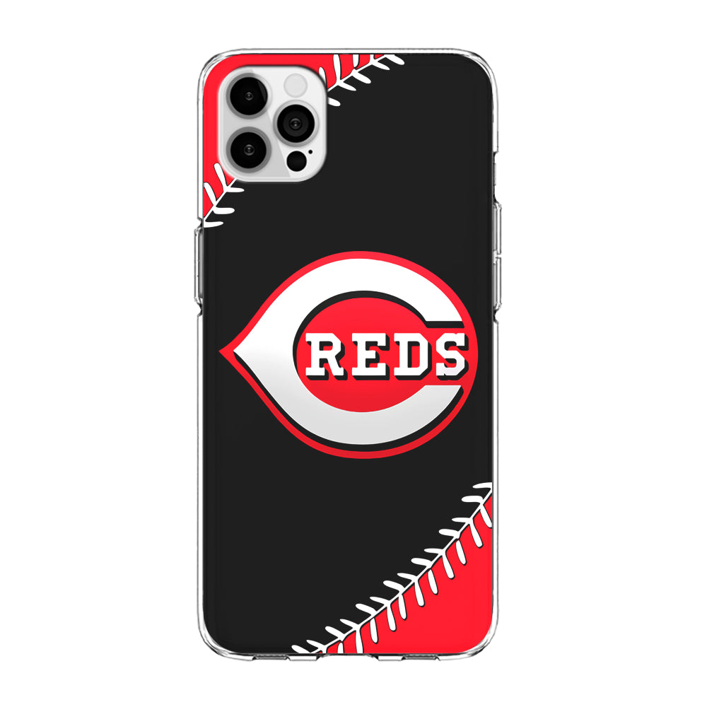 Baseball Cincinnati Reds MLB 002 iPhone 12 Pro Max Case-Phone Case-Clear Soft Case-Altracase