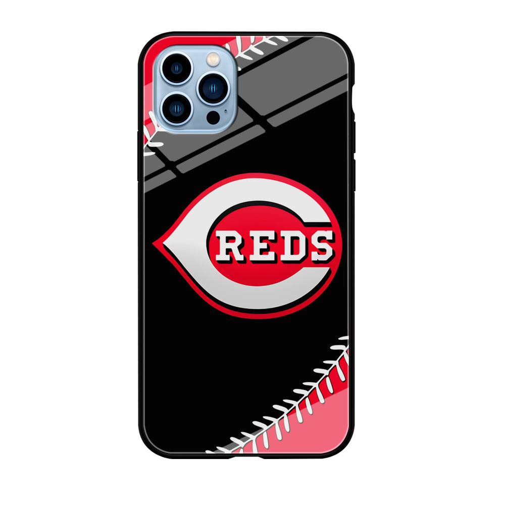 Baseball Cincinnati Reds MLB 002 iPhone 12 Pro Case-Phone Case-Tempered Glass Case-Altracase