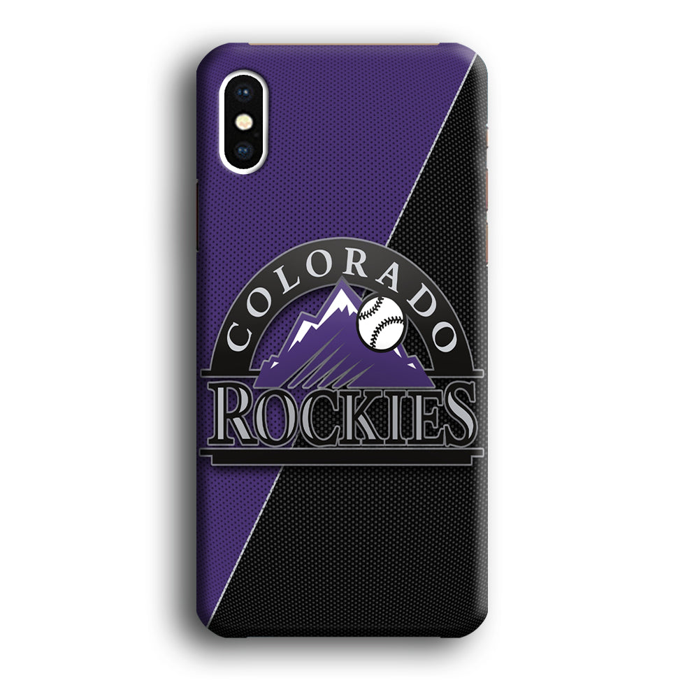 Baseball Colorado Rockies MLB 001 iPhone Xs Case-Phone Case-3D Case-Altracase