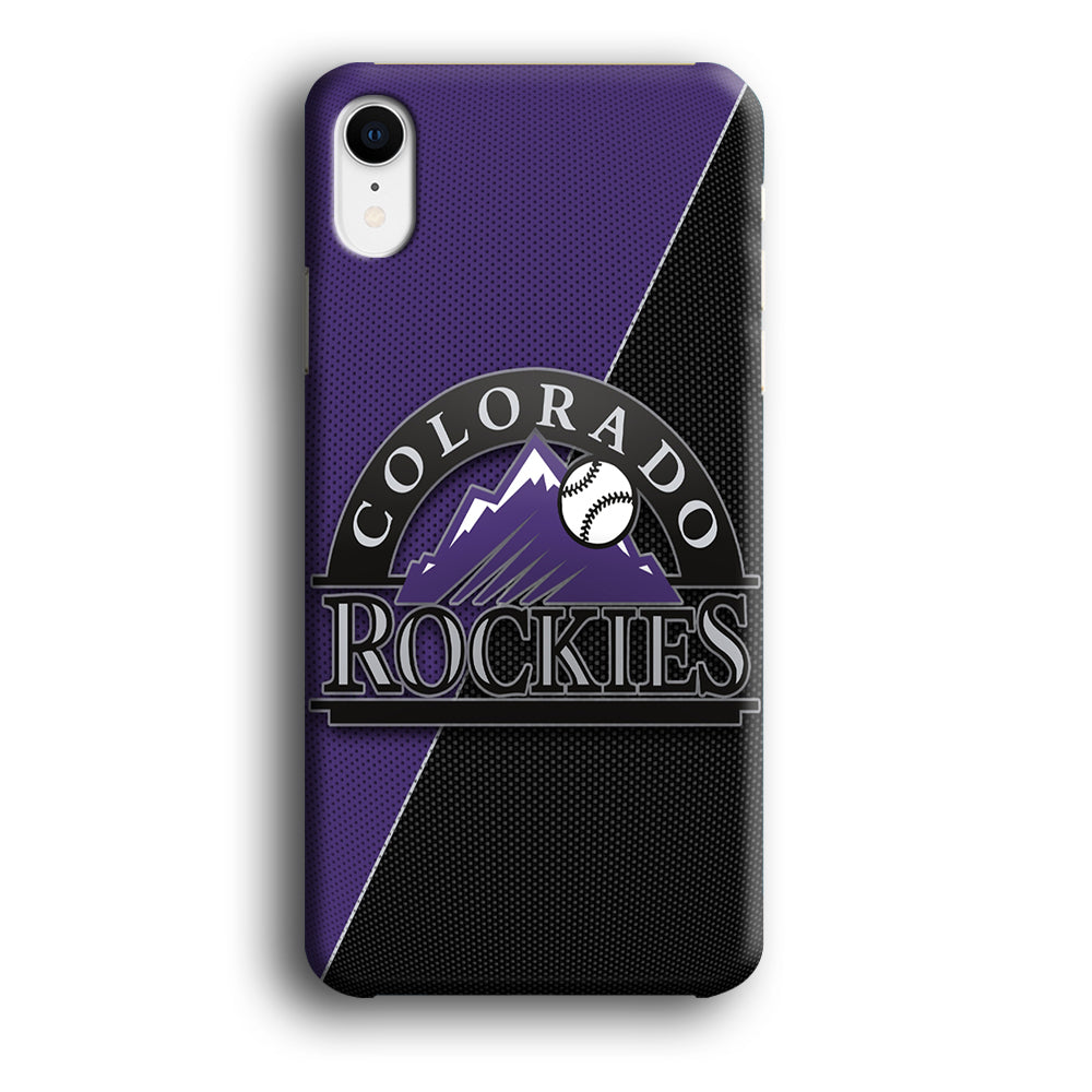 Baseball Colorado Rockies MLB 001 iPhone XR Case-Phone Case-3D Case-Altracase