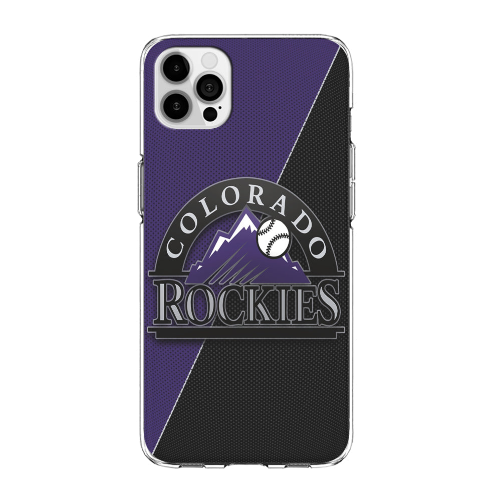 Baseball Colorado Rockies MLB 001 iPhone 13 Pro Case-Phone Case-Clear Soft Case-Altracase