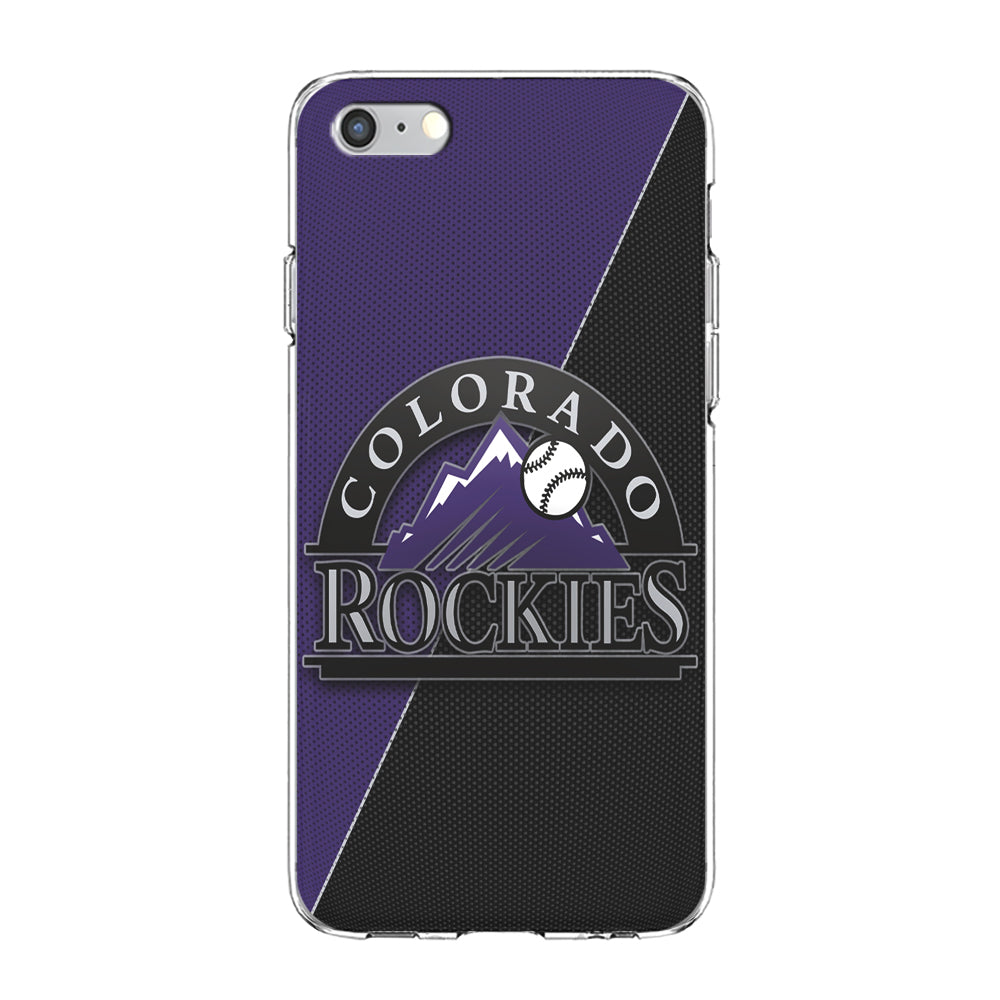 Baseball Colorado Rockies MLB 001 iPhone 6 Plus | 6s Plus Case-Phone Case-Clear Soft Case-Altracase