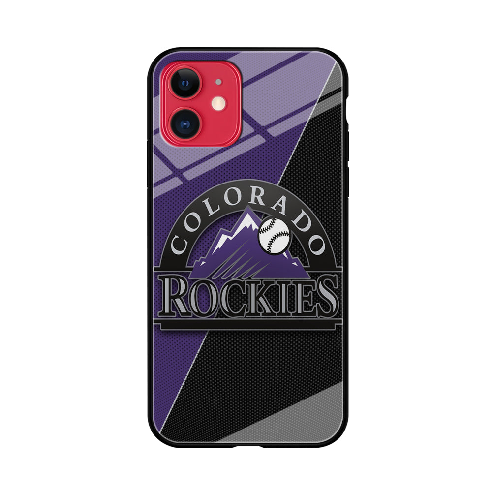 Baseball Colorado Rockies MLB 001 iPhone 11 Case-Phone Case-Tempered Glass Case-Altracase