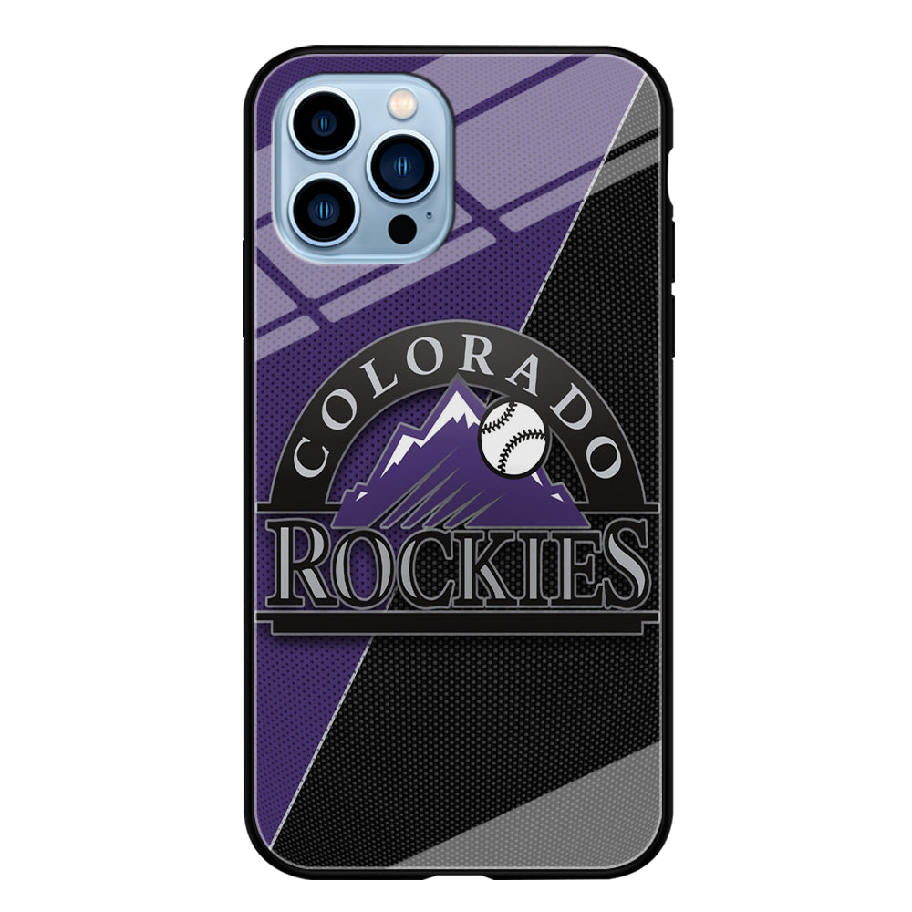 Baseball Colorado Rockies MLB 001 iPhone 15 Pro Case-Phone Case-Tempered Glass Case-Altracase
