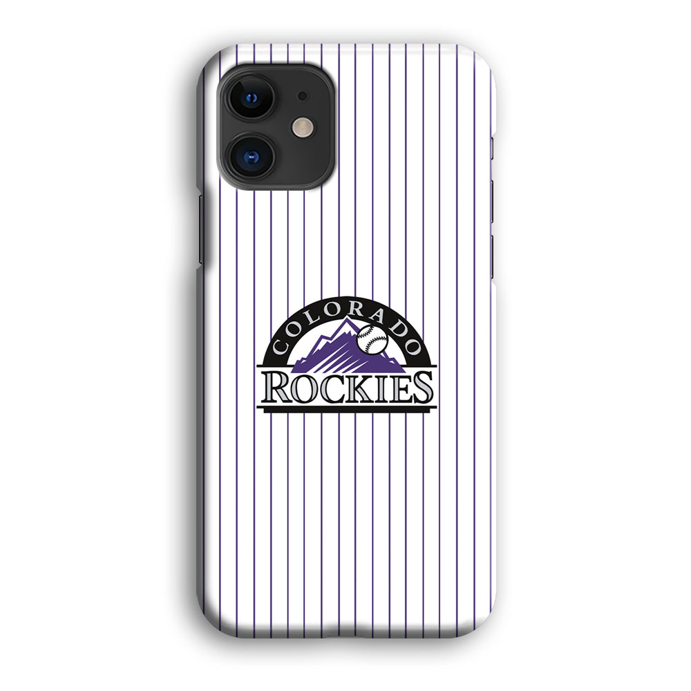 Baseball Colorado Rockies MLB 002 iPhone 12 Case-Phone Case-3D Case-Altracase