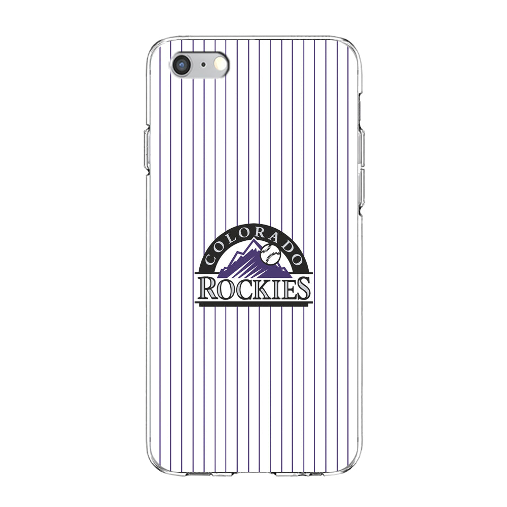 Baseball Colorado Rockies MLB 002 iPhone 6 Plus | 6s Plus Case-Phone Case-Clear Soft Case-Altracase