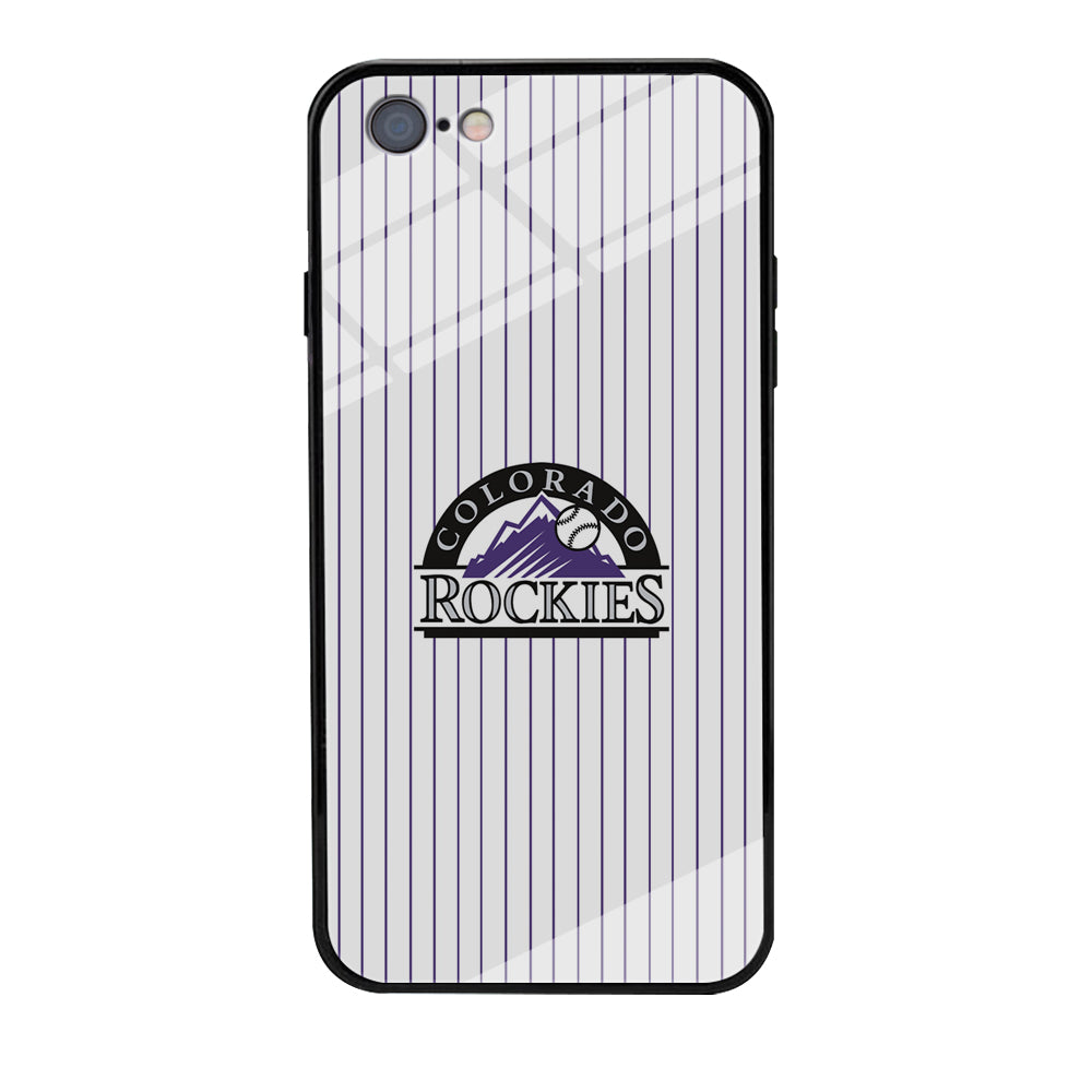 Baseball Colorado Rockies MLB 002 iPhone 6 Plus | 6s Plus Case-Phone Case-Tempered Glass Case-Altracase
