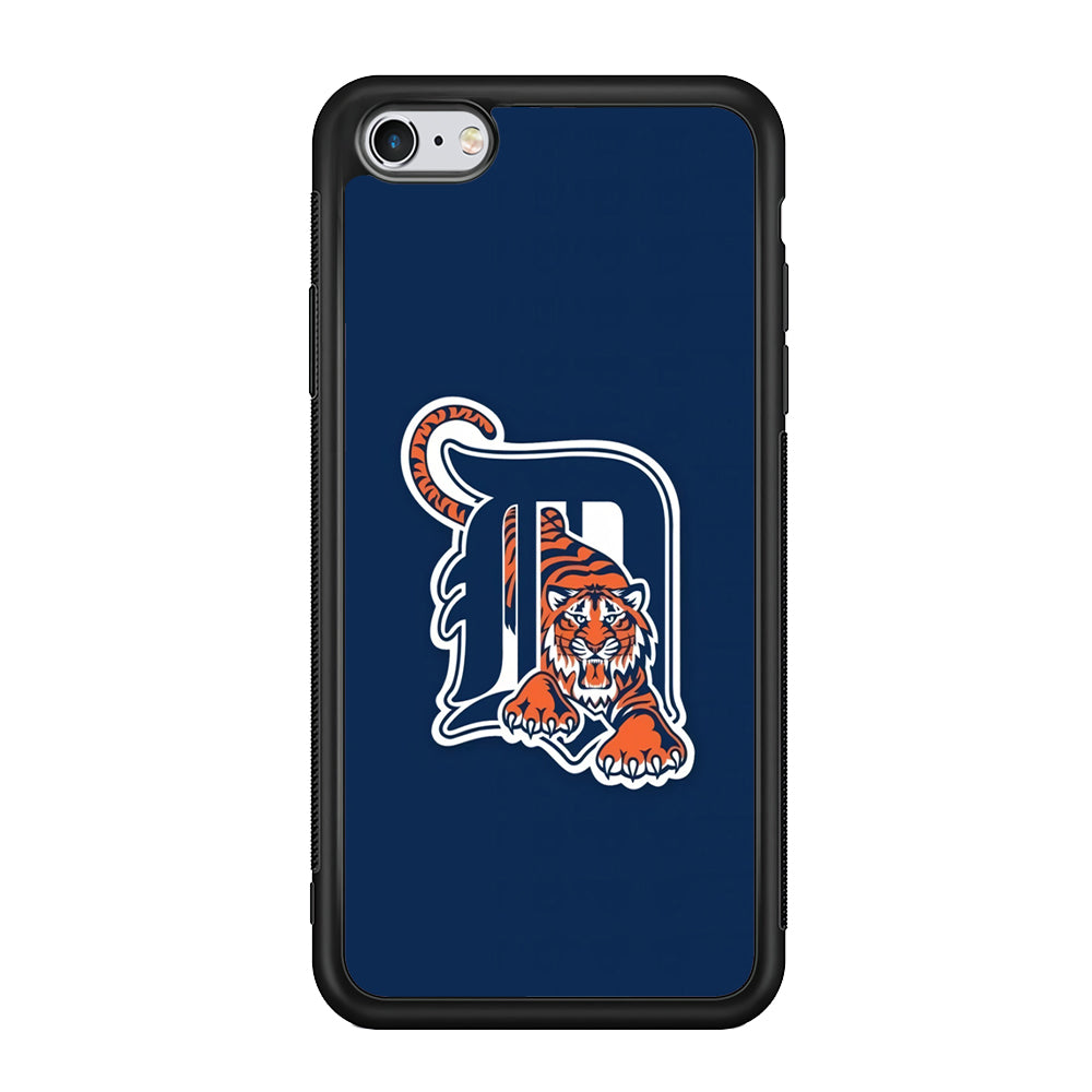Baseball Detroit Tigers MLB 001 iPhone 6 Plus | 6s Plus Case-Phone Case-Rubber Black (2D Case)-Altracase
