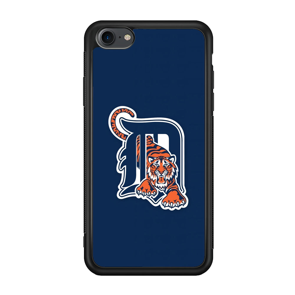 Baseball Detroit Tigers MLB 001 iPhone 7 Case-Phone Case-Rubber Black (2D Case)-Altracase