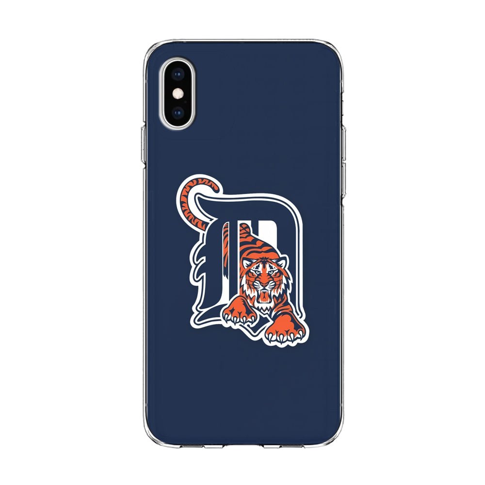 Baseball Detroit Tigers MLB 001 iPhone Xs Case-Phone Case-Clear Soft Case-Altracase