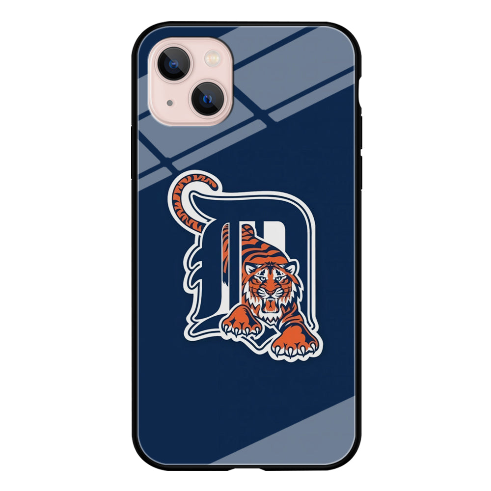 Baseball Detroit Tigers MLB 001 iPhone 13 Case-Phone Case-Tempered Glass Case-Altracase