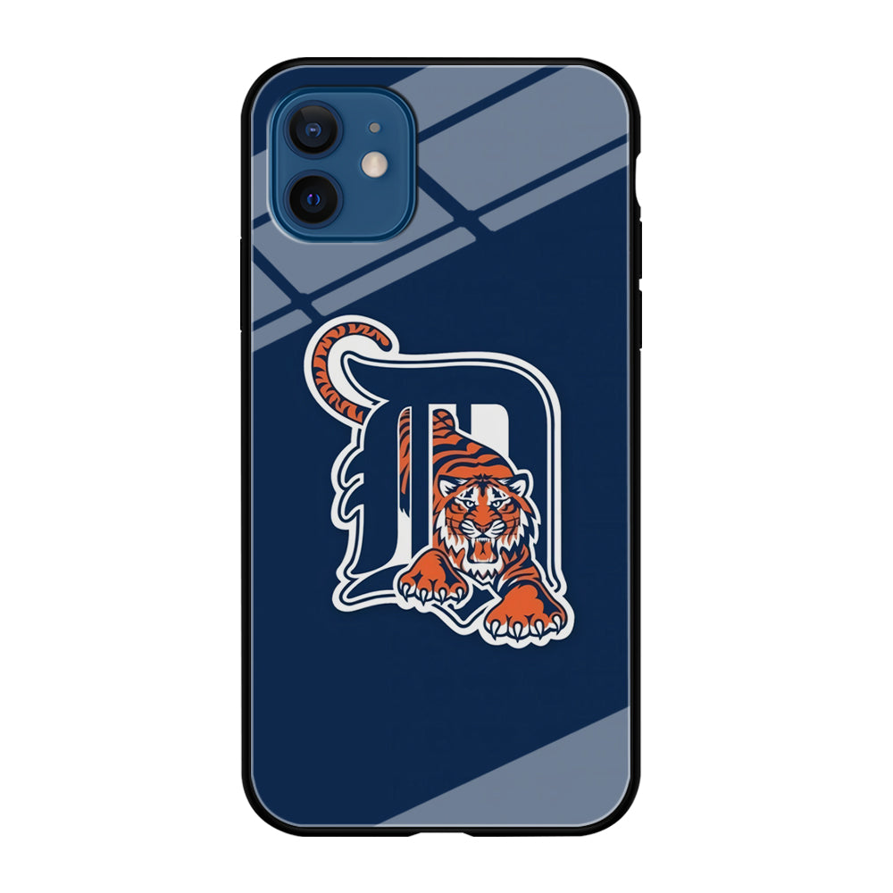 Baseball Detroit Tigers MLB 001 iPhone 12 Case-Phone Case-Tempered Glass Case-Altracase