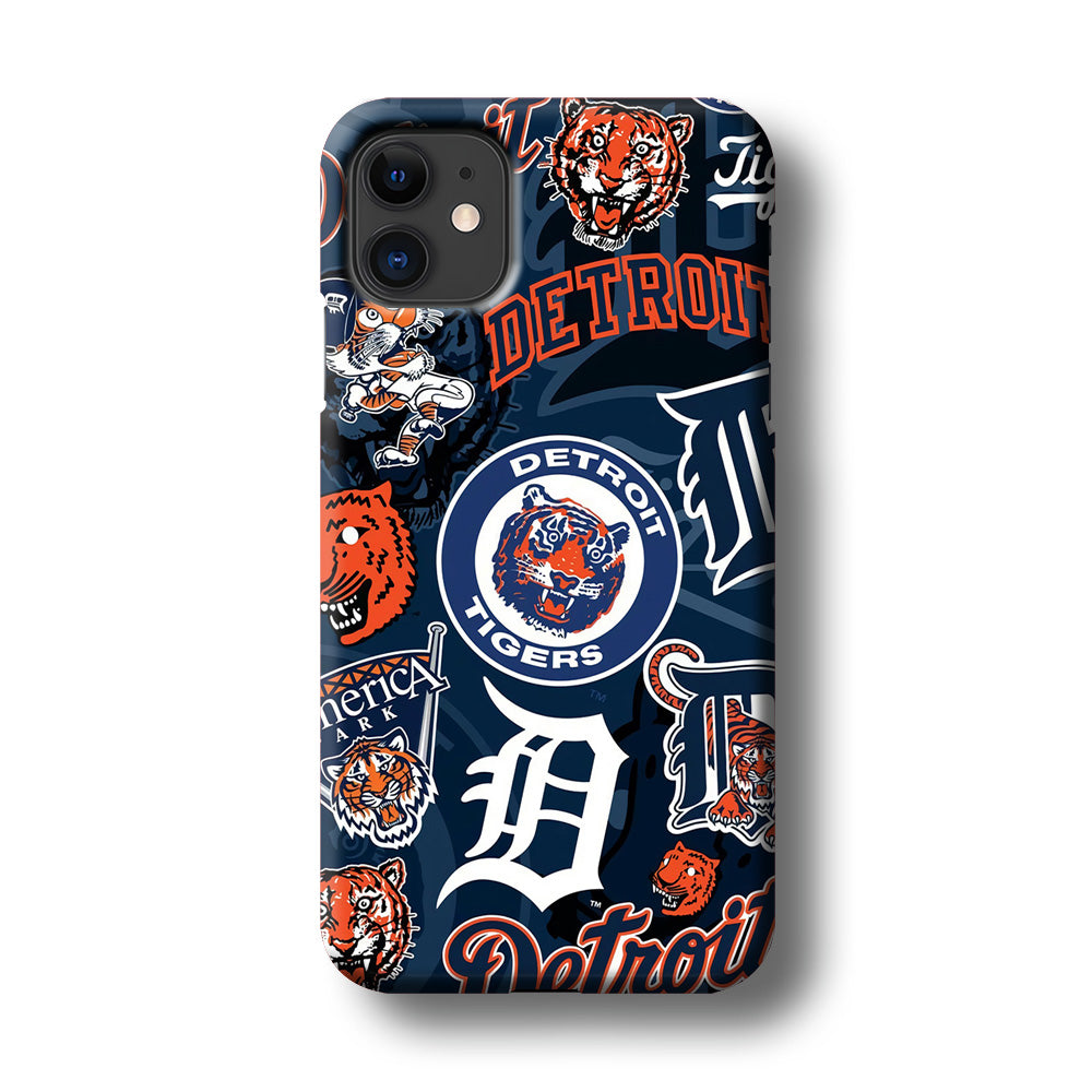 Baseball Detroit Tigers MLB 002 iPhone 11 Case-Phone Case-3D Case-Altracase