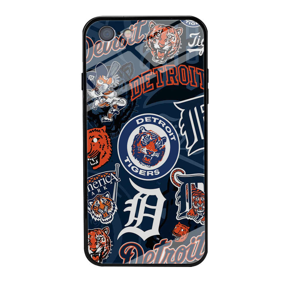 Baseball Detroit Tigers MLB 002 iPhone 6 Plus | 6s Plus Case-Phone Case-Tempered Glass Case-Altracase