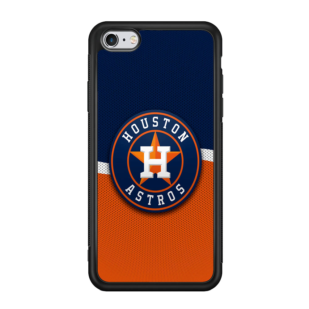 Baseball Houston Astros MLB 001 iPhone 6 Plus | 6s Plus Case-Phone Case-Rubber Black (2D Case)-Altracase