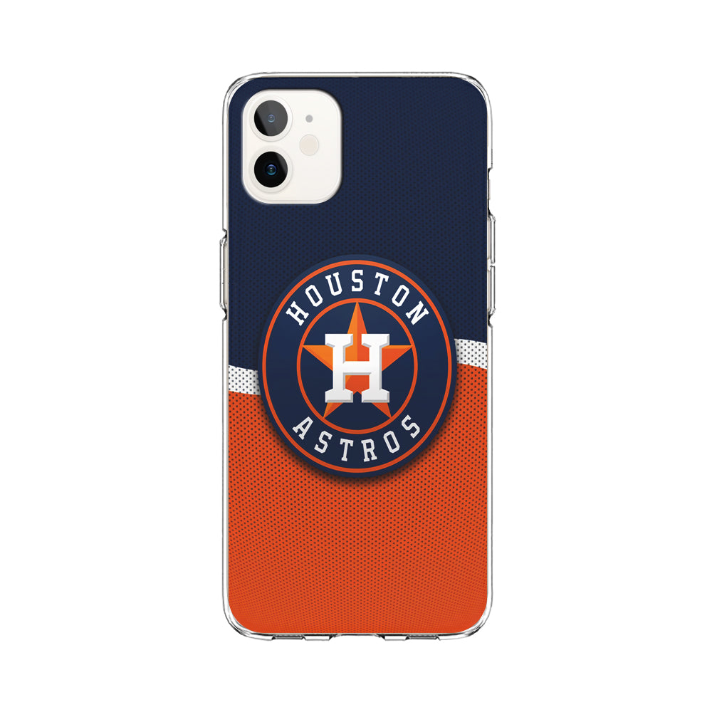 Baseball Houston Astros MLB 001 iPhone 12 Mini Case-Phone Case-Clear Soft Case-Altracase