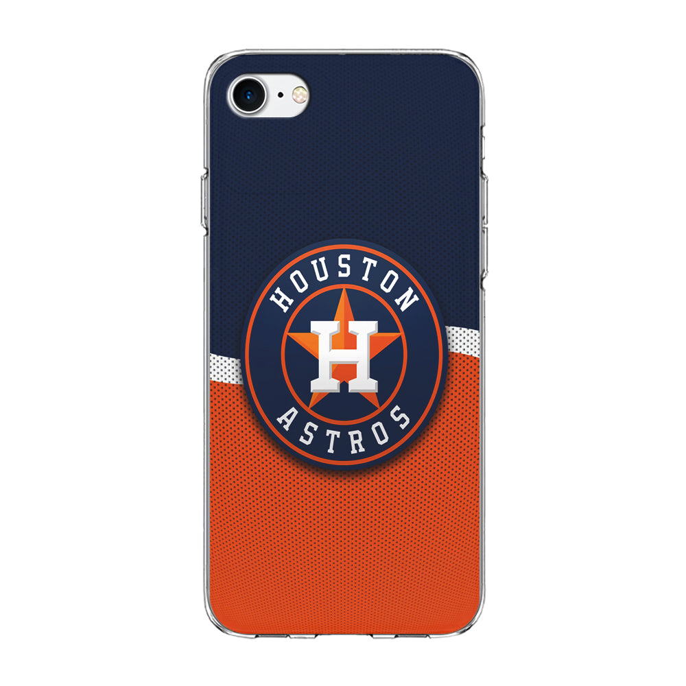 Baseball Houston Astros MLB 001 iPhone SE 3 2022 Case-Phone Case-Clear Soft Case-Altracase