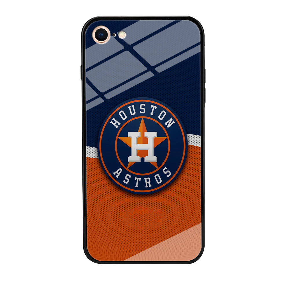 Baseball Houston Astros MLB 001 iPhone 8 Case-Phone Case-Tempered Glass Case-Altracase
