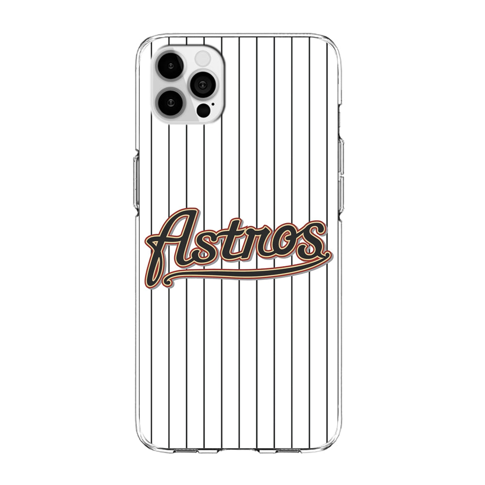 Baseball Houston Astros MLB 002 iPhone 15 Pro Case-Phone Case-Clear Soft Case-Altracase
