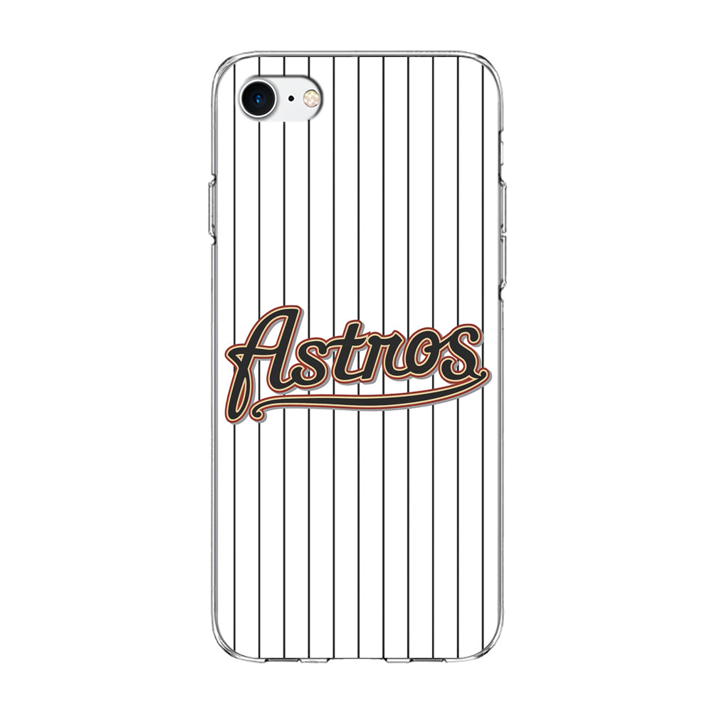 Baseball Houston Astros MLB 002 iPhone 7 Case-Phone Case-Clear Soft Case-Altracase
