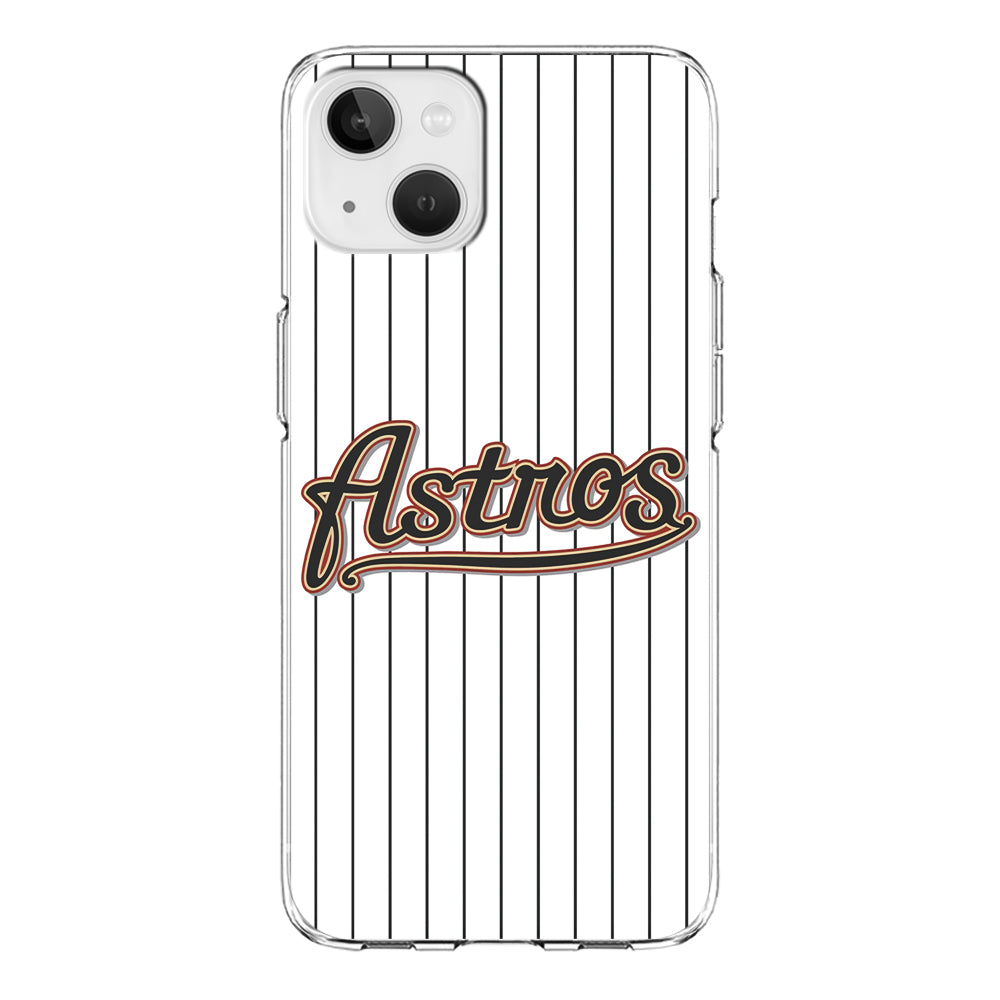 Baseball Houston Astros MLB 002 iPhone 13 Mini Case-Phone Case-Clear Soft Case-Altracase