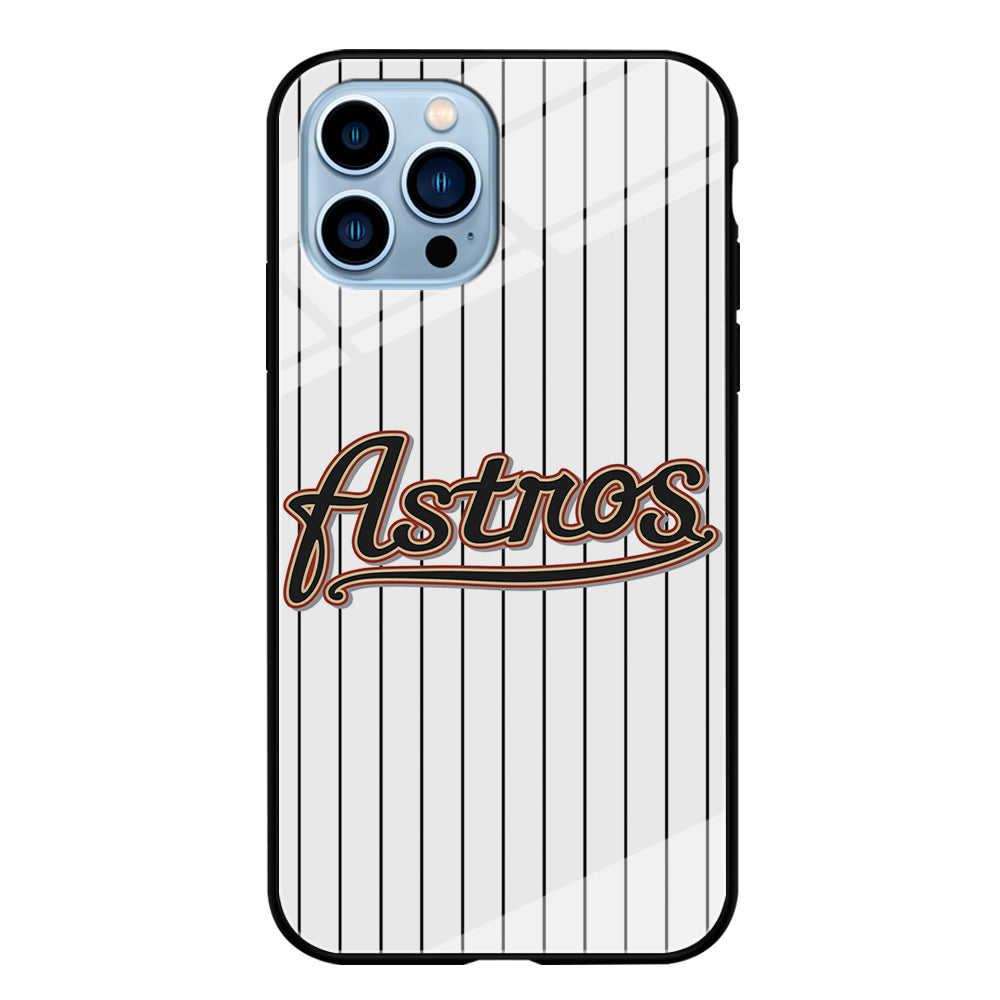 Baseball Houston Astros MLB 002 iPhone 13 Pro Case-Phone Case-Tempered Glass Case-Altracase