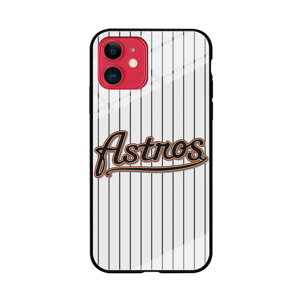 Baseball Houston Astros MLB 002 iPhone 11 Case-Phone Case-Tempered Glass Case-Altracase
