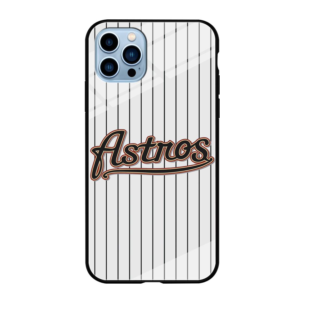 Baseball Houston Astros MLB 002 iPhone 12 Pro Case-Phone Case-Tempered Glass Case-Altracase