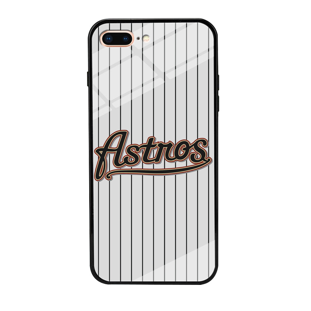 Baseball Houston Astros MLB 002 iPhone 7 Plus Case-Phone Case-Tempered Glass Case-Altracase