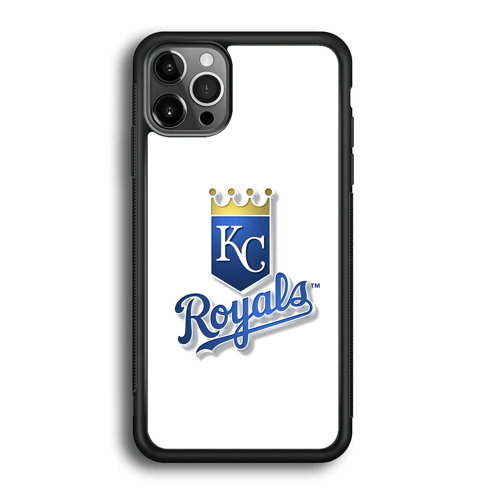 Baseball Kansas City Royals MLB 001 iPhone 12 Pro Case-Phone Case-Rubber Black (2D Case)-Altracase