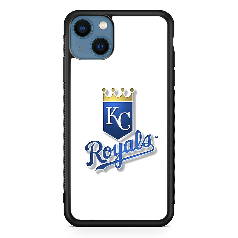 Baseball Kansas City Royals MLB 001 iPhone 13 Mini Case-Phone Case-Rubber Black (2D Case)-Altracase