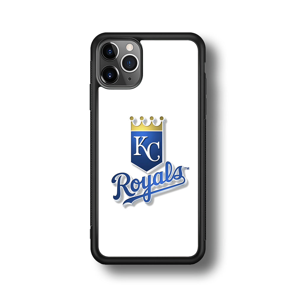 Baseball Kansas City Royals MLB 001 iPhone 11 Pro Case-Phone Case-Rubber Black (2D Case)-Altracase