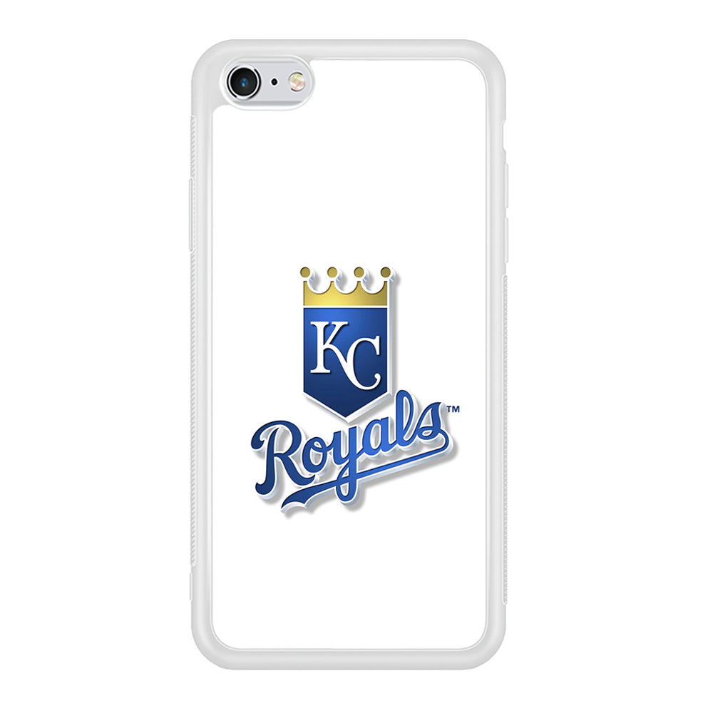 Baseball Kansas City Royals MLB 001 iPhone 6 Plus | 6s Plus Case-Phone Case-Rubber White (2D Case)-Altracase
