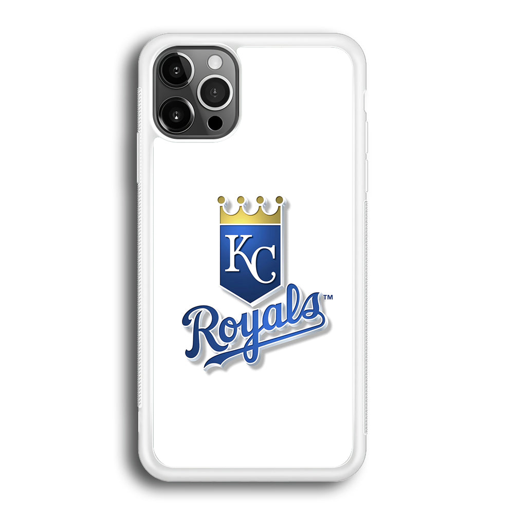 Baseball Kansas City Royals MLB 001 iPhone 12 Pro Case-Phone Case-Rubber White (2D Case)-Altracase
