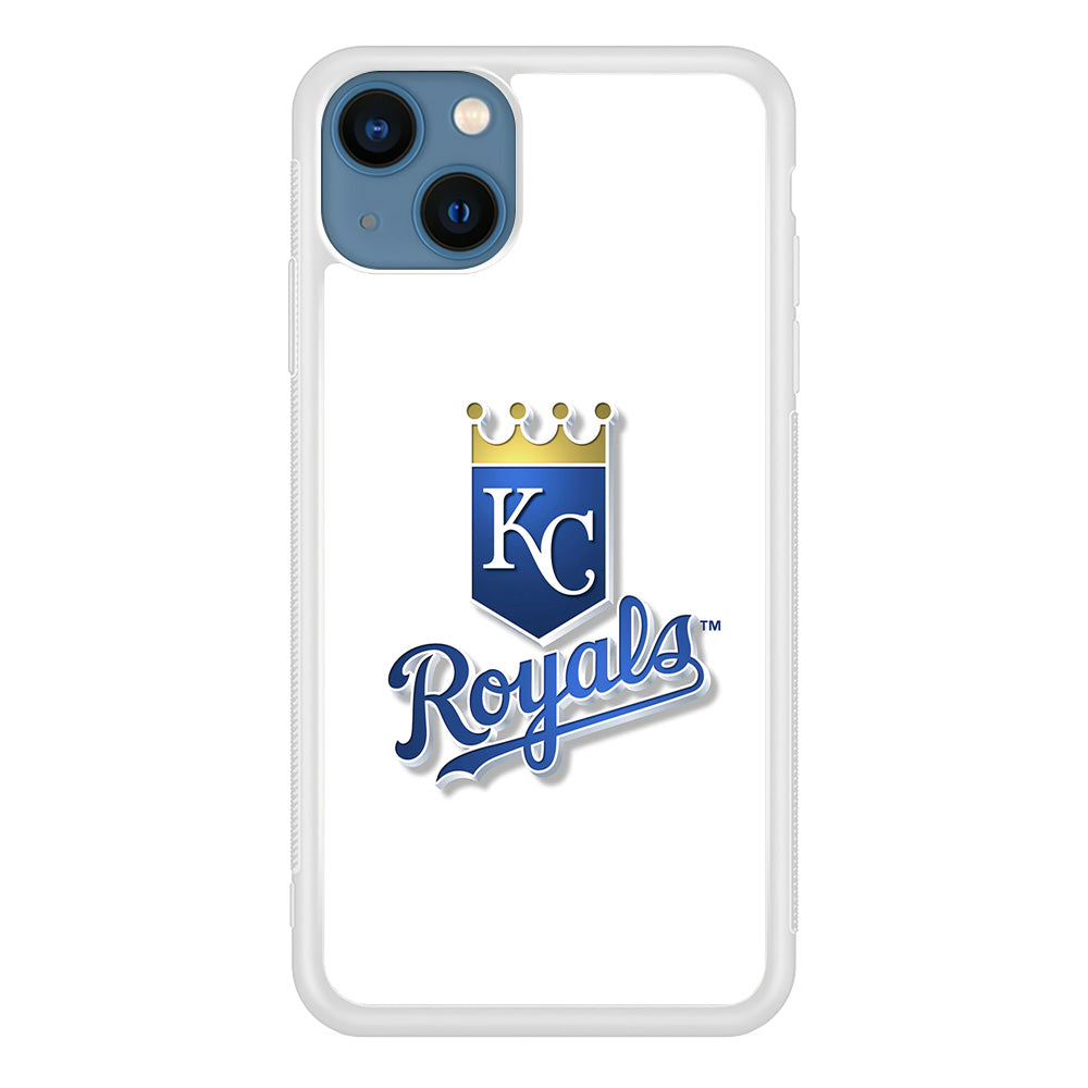 Baseball Kansas City Royals MLB 001 iPhone 13 Mini Case-Phone Case-Rubber White (2D Case)-Altracase