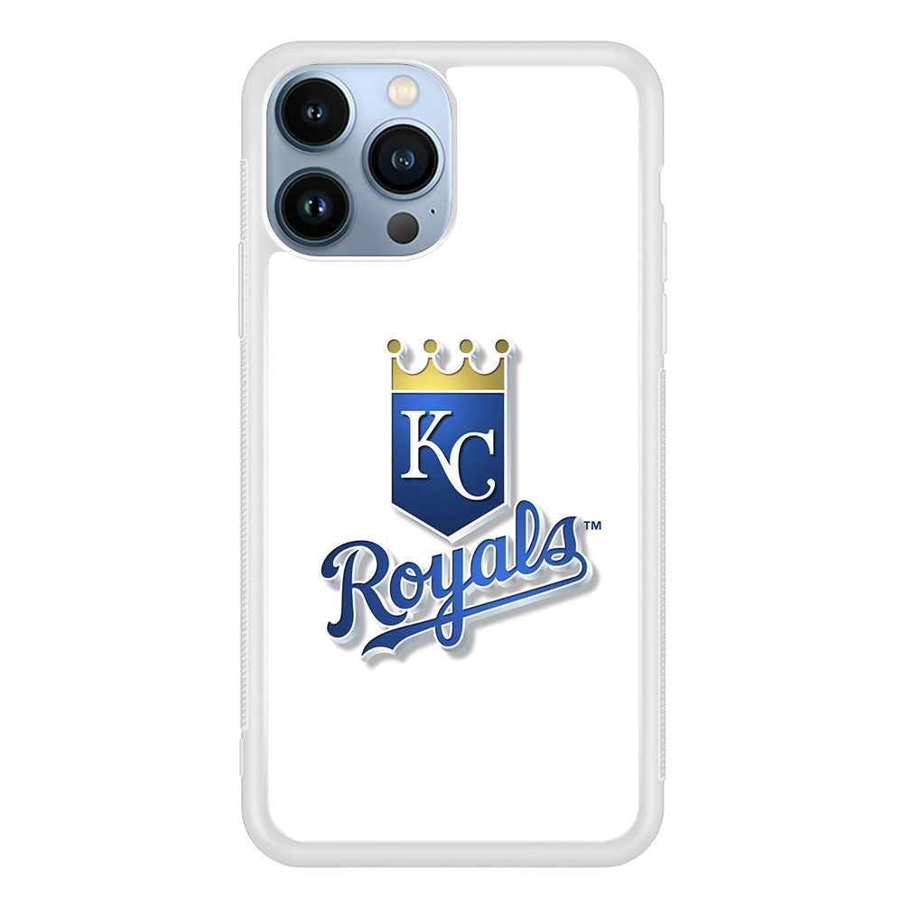 Baseball Kansas City Royals MLB 001 iPhone 15 Pro Case-Phone Case-Rubber White (2D Case)-Altracase