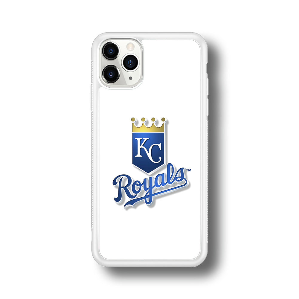 Baseball Kansas City Royals MLB 001 iPhone 11 Pro Case-Phone Case-Rubber White (2D Case)-Altracase