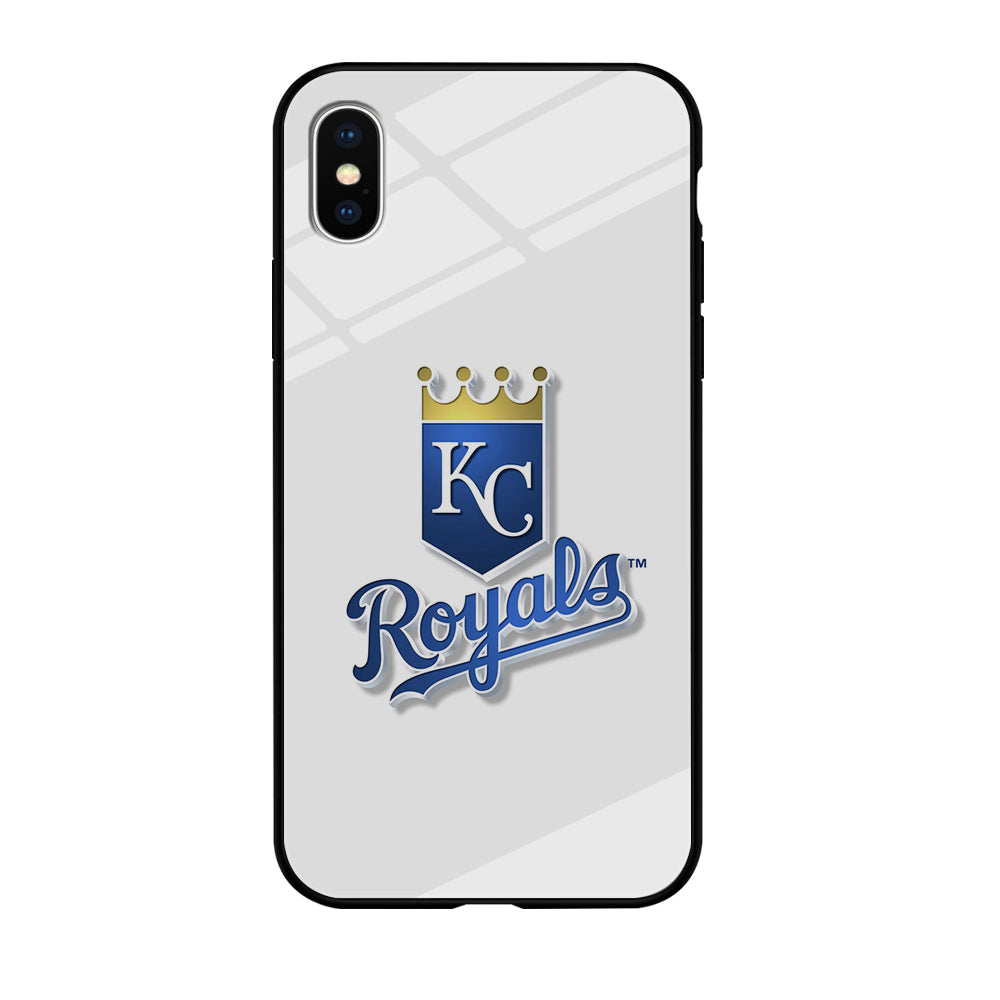 Baseball Kansas City Royals MLB 001 iPhone Xs Max Case-Phone Case-Tempered Glass Case-Altracase