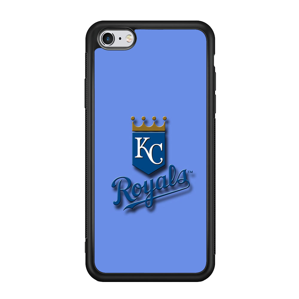 Baseball Kansas City Royals MLB 002 iPhone 6 Plus | 6s Plus Case-Phone Case-Rubber Black (2D Case)-Altracase