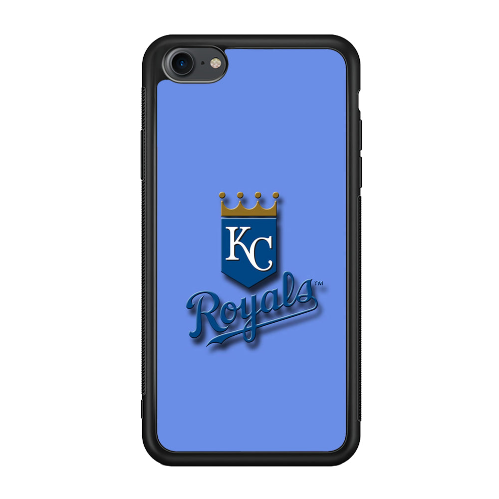 Baseball Kansas City Royals MLB 002 iPhone 7 Case-Phone Case-Rubber Black (2D Case)-Altracase