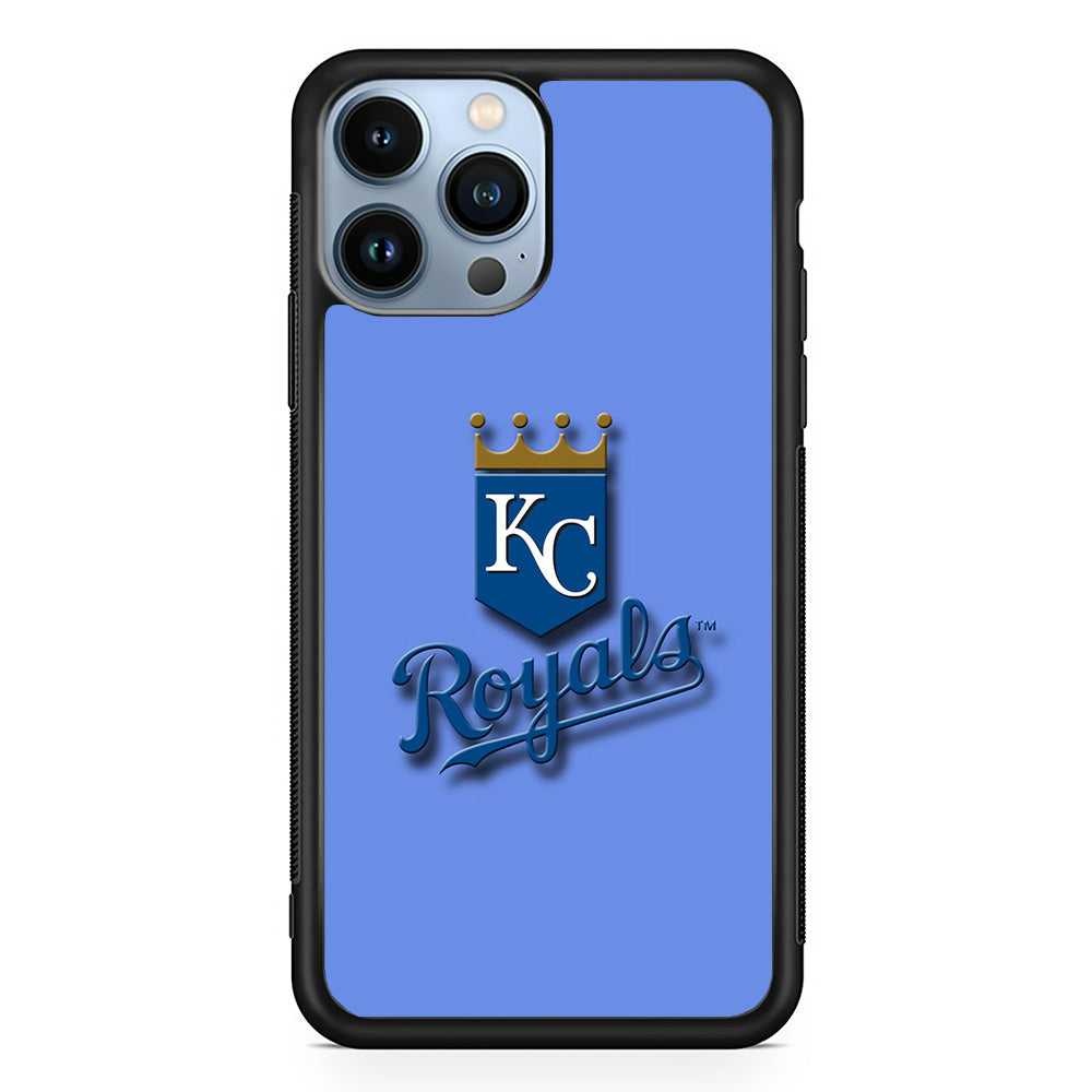 Baseball Kansas City Royals MLB 002 iPhone 15 Pro Case-Phone Case-Rubber Black (2D Case)-Altracase