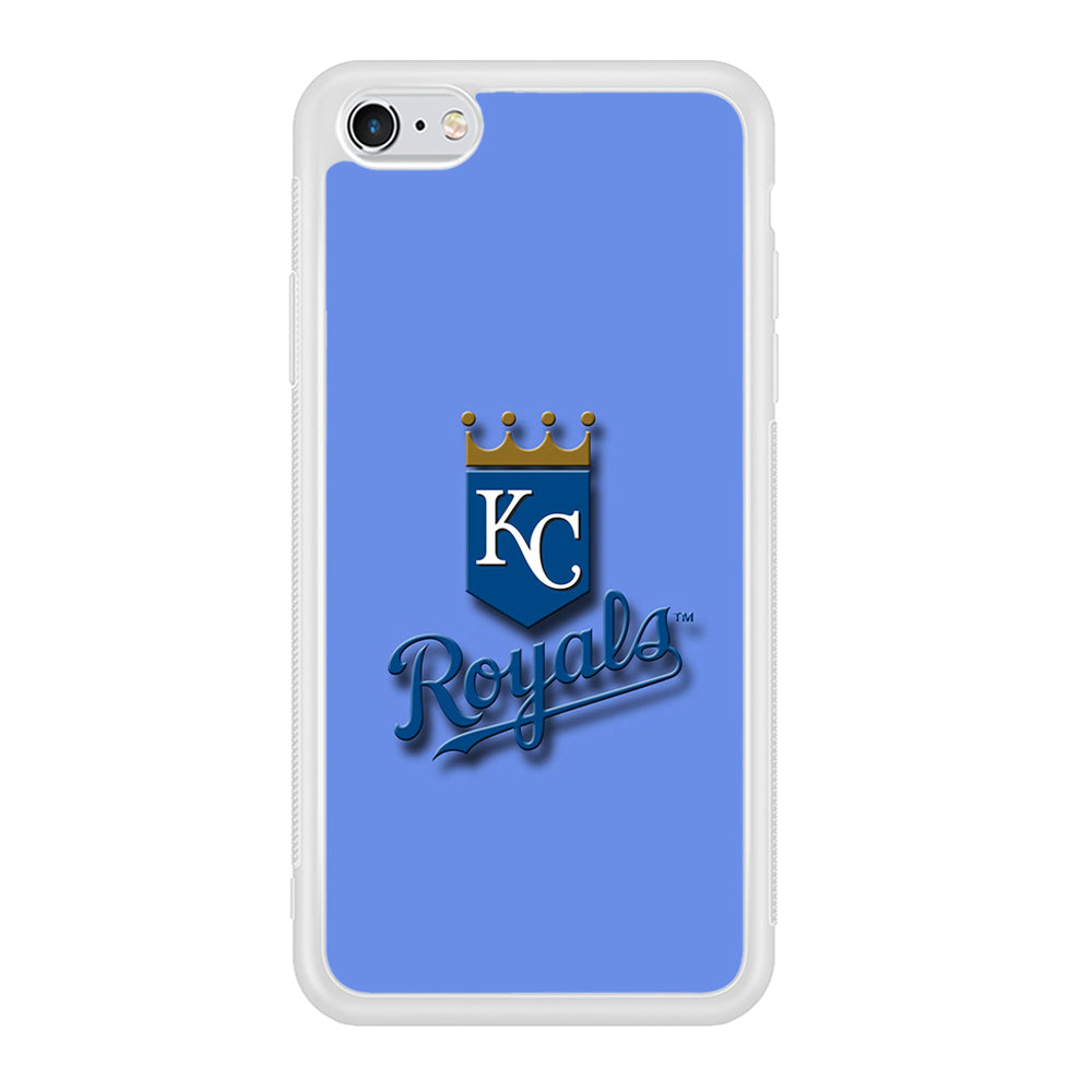 Baseball Kansas City Royals MLB 002 iPhone 6 Plus | 6s Plus Case-Phone Case-Rubber White (2D Case)-Altracase